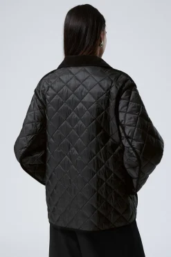 Weekday OVERSIZED QUILTED LINER JACKET><noscript><img width=