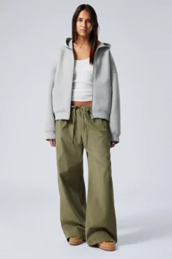 Weekday OVERSIZED SCUBA ZIP-HOODIE>Women Hoodies