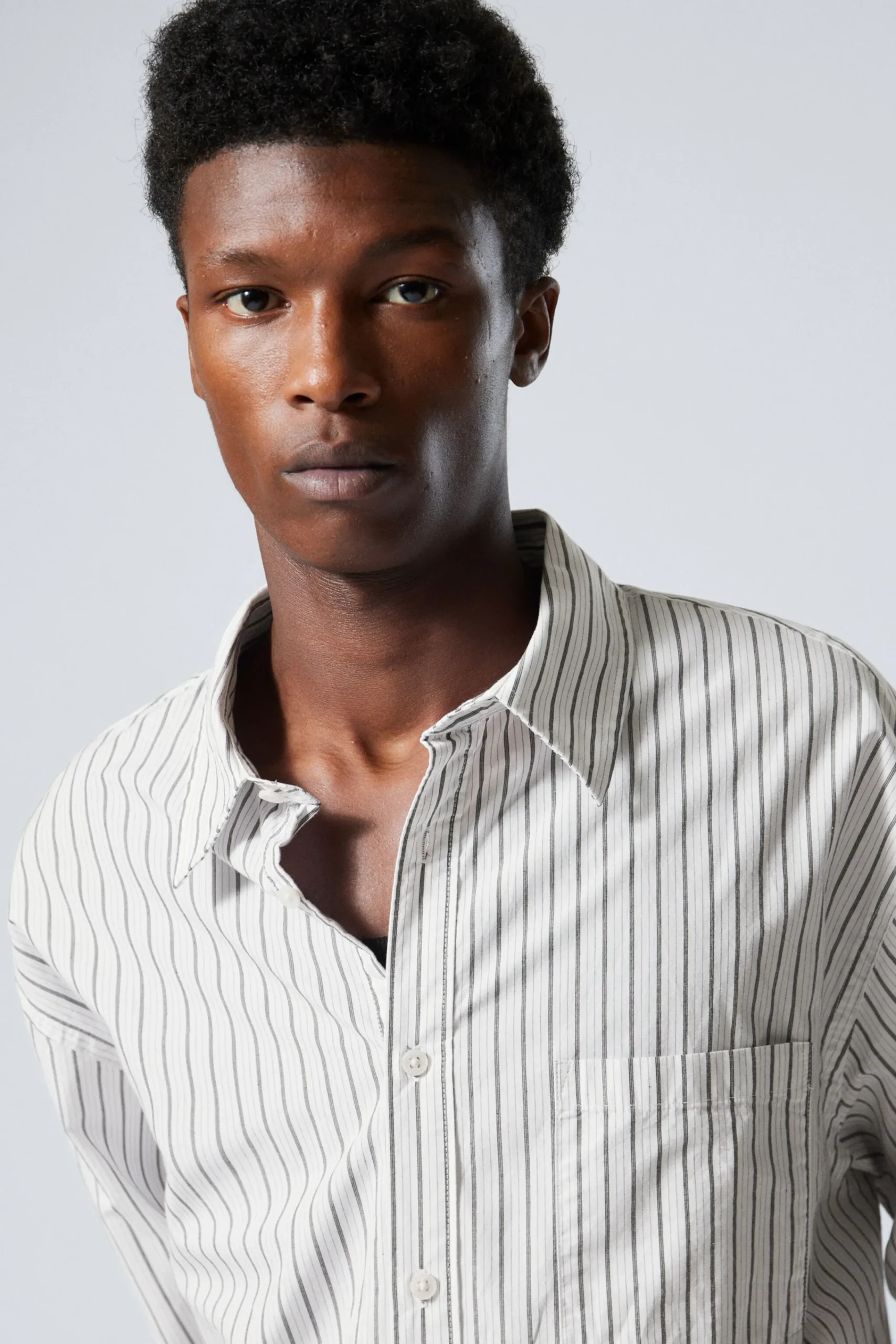 Weekday OVERSIZED STRIPED SHIRT> Shirts