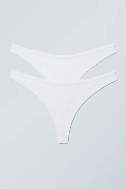 Weekday 2-PACK ASH LACE THONG>Women Underwear