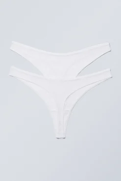 Weekday 2-PACK ASH LACE THONG>Women Underwear