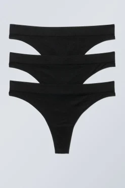 Weekday 3-PACK CAT SOFT THONG>Women Underwear