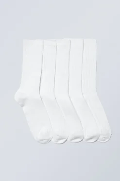 Weekday 5-PACK RIB SOCKS> Socks
