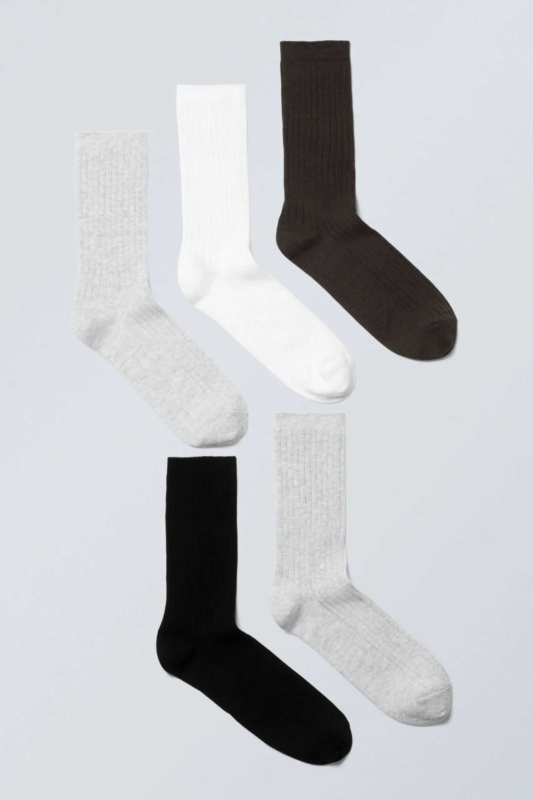 Weekday 5-PACK RIB SOCKS> Socks