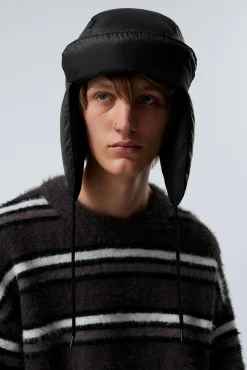 Weekday PADDED RECYCLED DOWN FLAP CAP>Women Hats|Hats