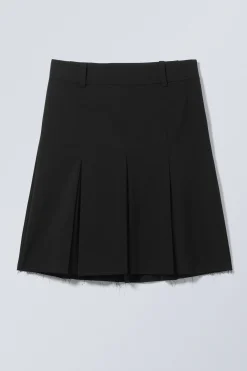 Weekday PLEATED MIDI SUITING SKIRT><noscript><img width=