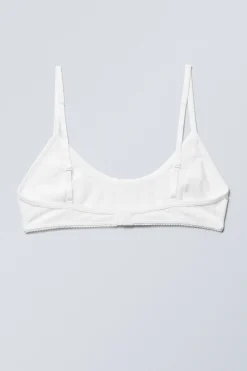 Weekday POINTELLE SCOOPED COTTON BRA>Women Underwear