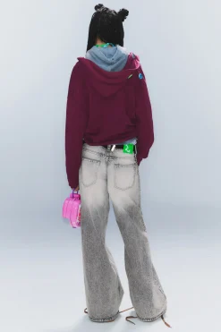 Weekday POSER REGULAR WAIST LOOSE WIDE JEANS><noscript><img width=