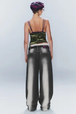 Weekday POSER REGULAR WAIST LOOSE WIDE JEANS><noscript><img width=