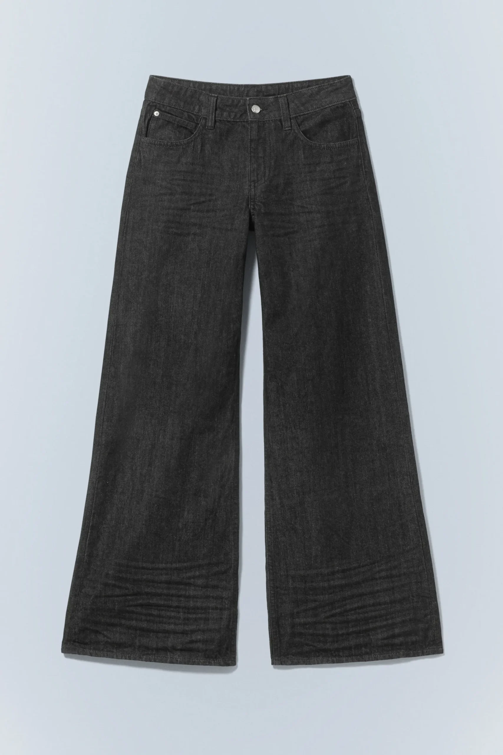 Weekday POSER REGULAR WAIST LOOSE WIDE JEANS>Women Jeans
