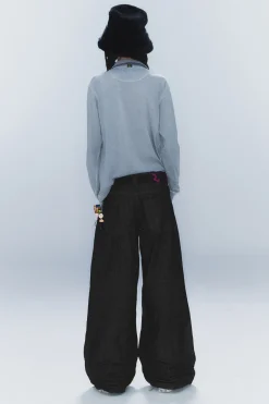 Weekday POSER REGULAR WAIST LOOSE WIDE JEANS><noscript><img width=