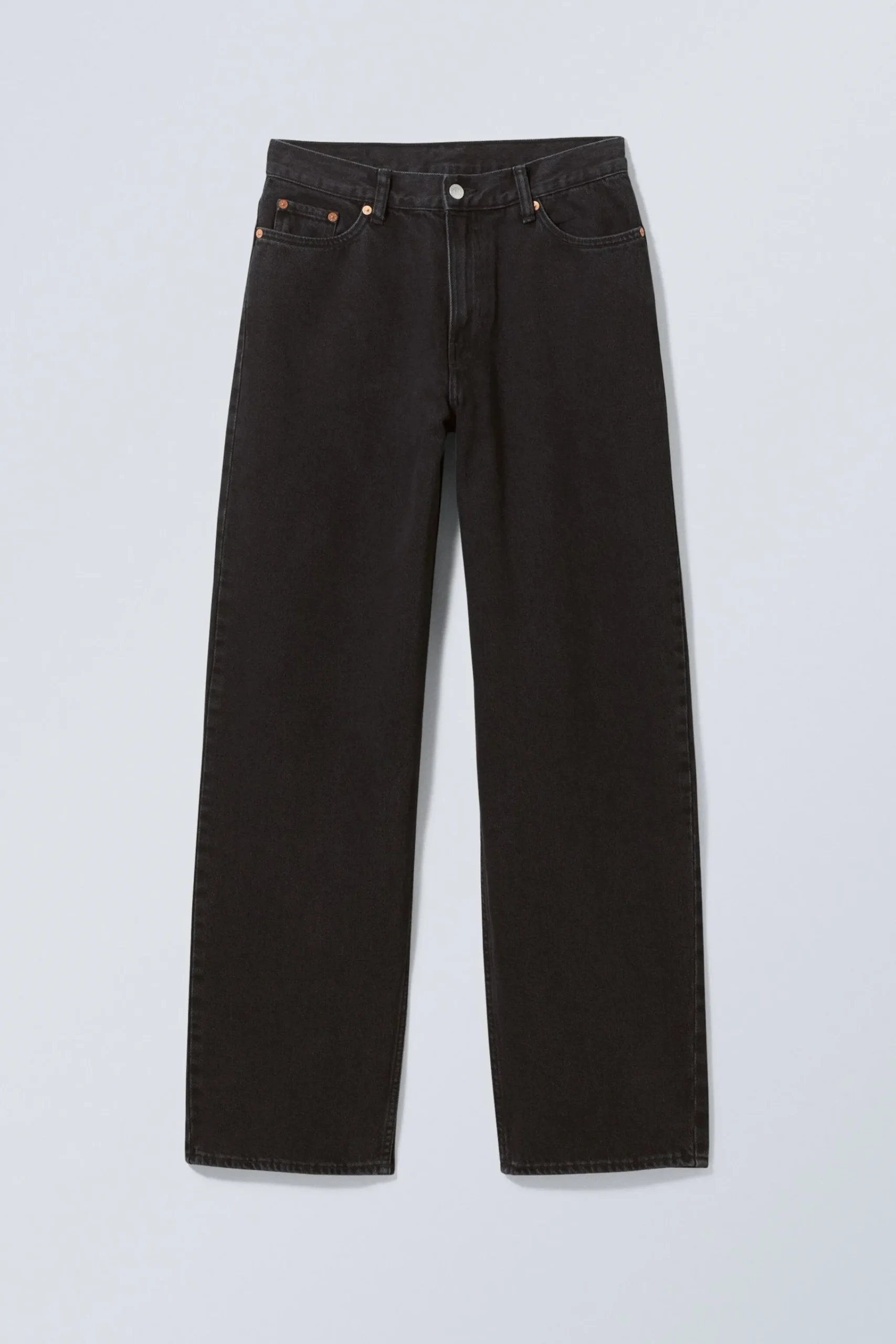 Weekday RAIL MID RISE LOOSE WIDE LEG JEANS>Women Jeans