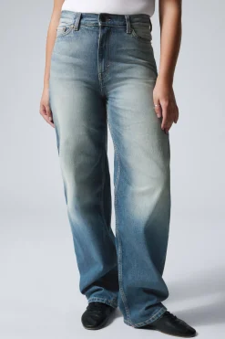 Weekday RAIL MID RISE LOOSE WIDE LEG JEANS>Women Jeans