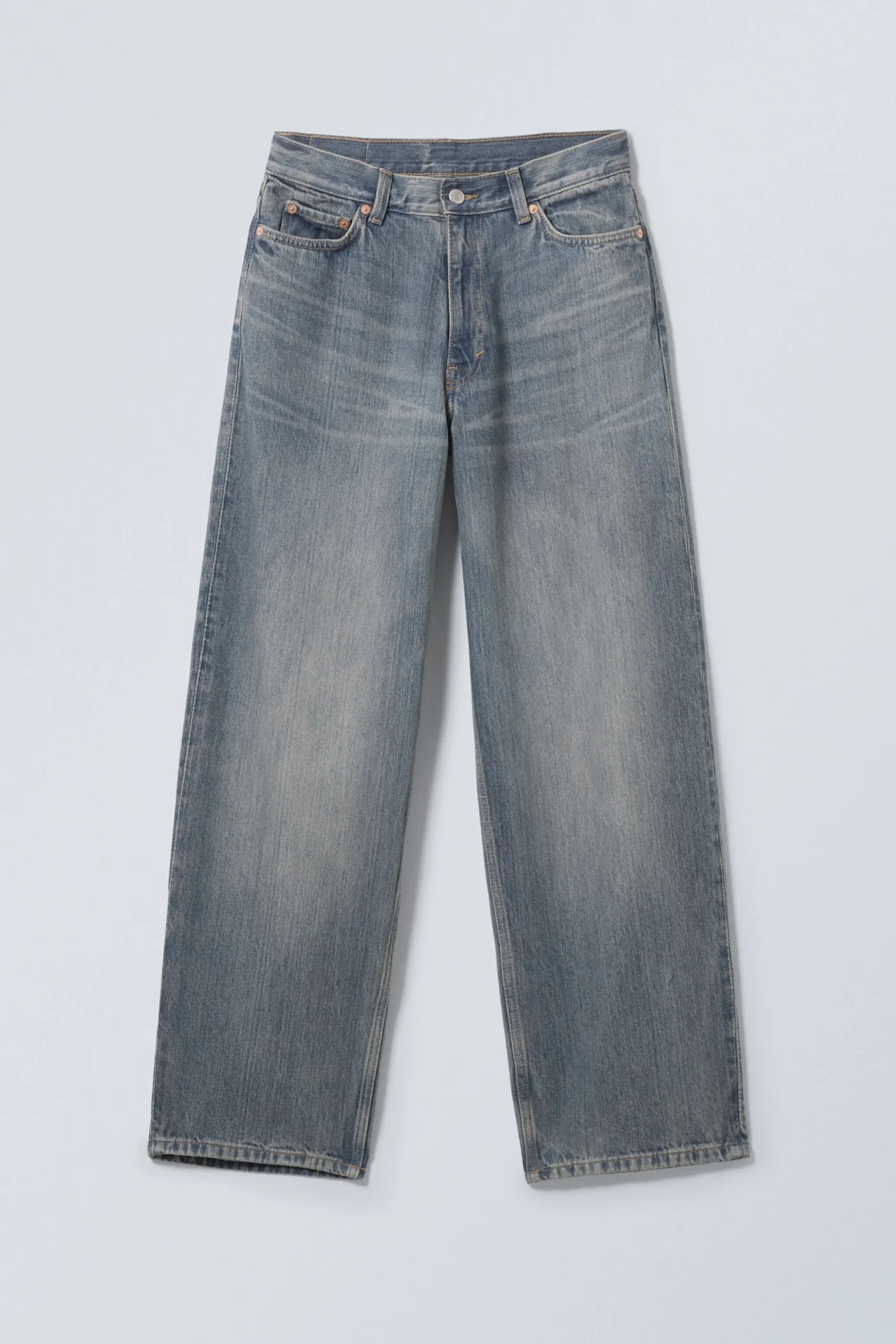Weekday RAIL MID RISE LOOSE WIDE LEG JEANS>Women Jeans