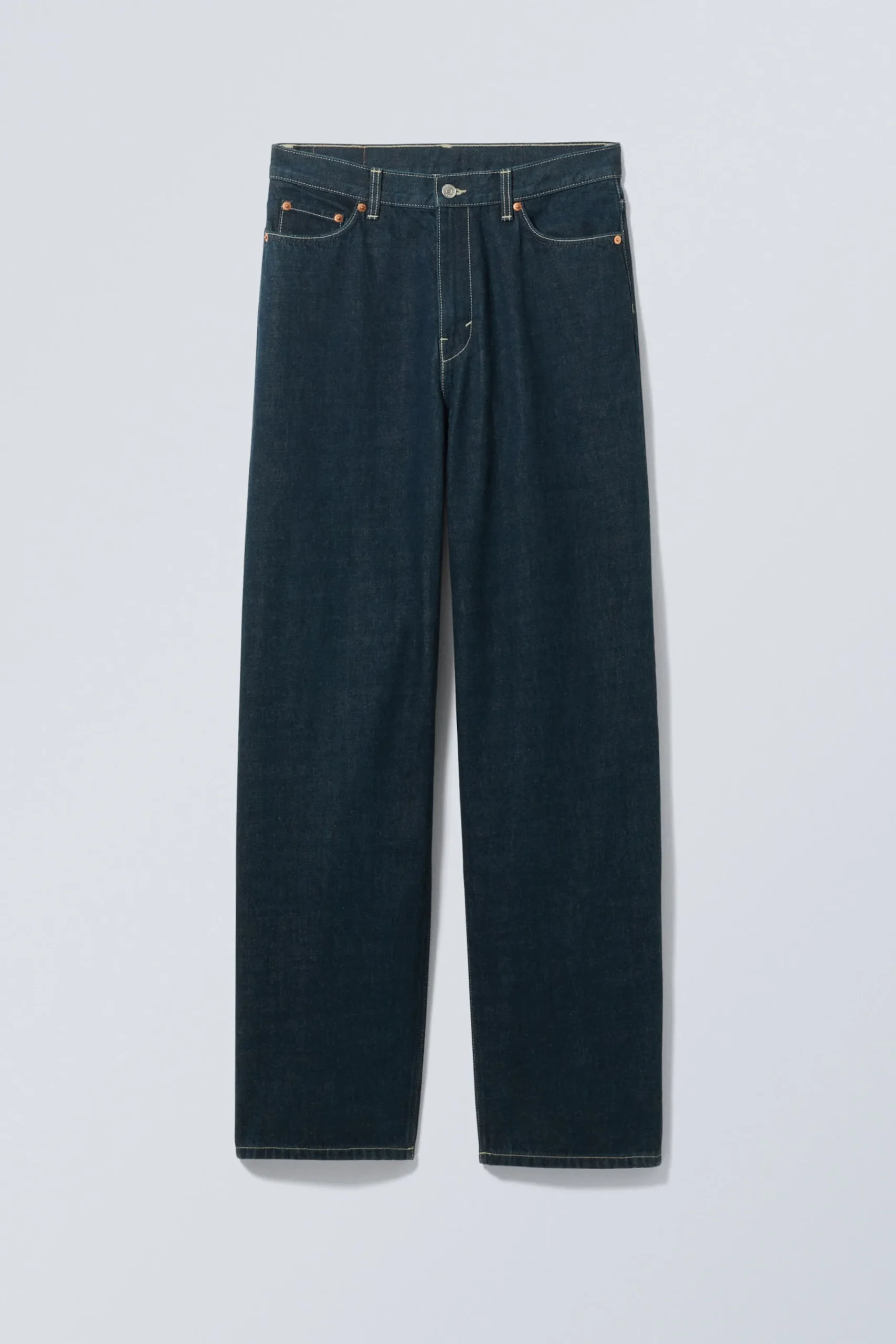 Weekday RAIL MID RISE LOOSE WIDE LEG JEANS>Women Jeans