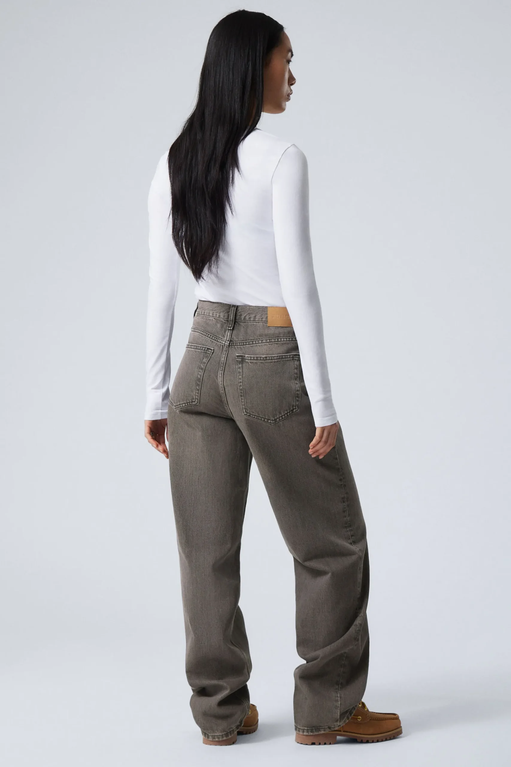 Weekday RAIL MID RISE LOOSE WIDE LEG JEANS>Women Jeans