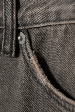 Weekday RAIL MID RISE LOOSE WIDE LEG JEANS><noscript><img width=
