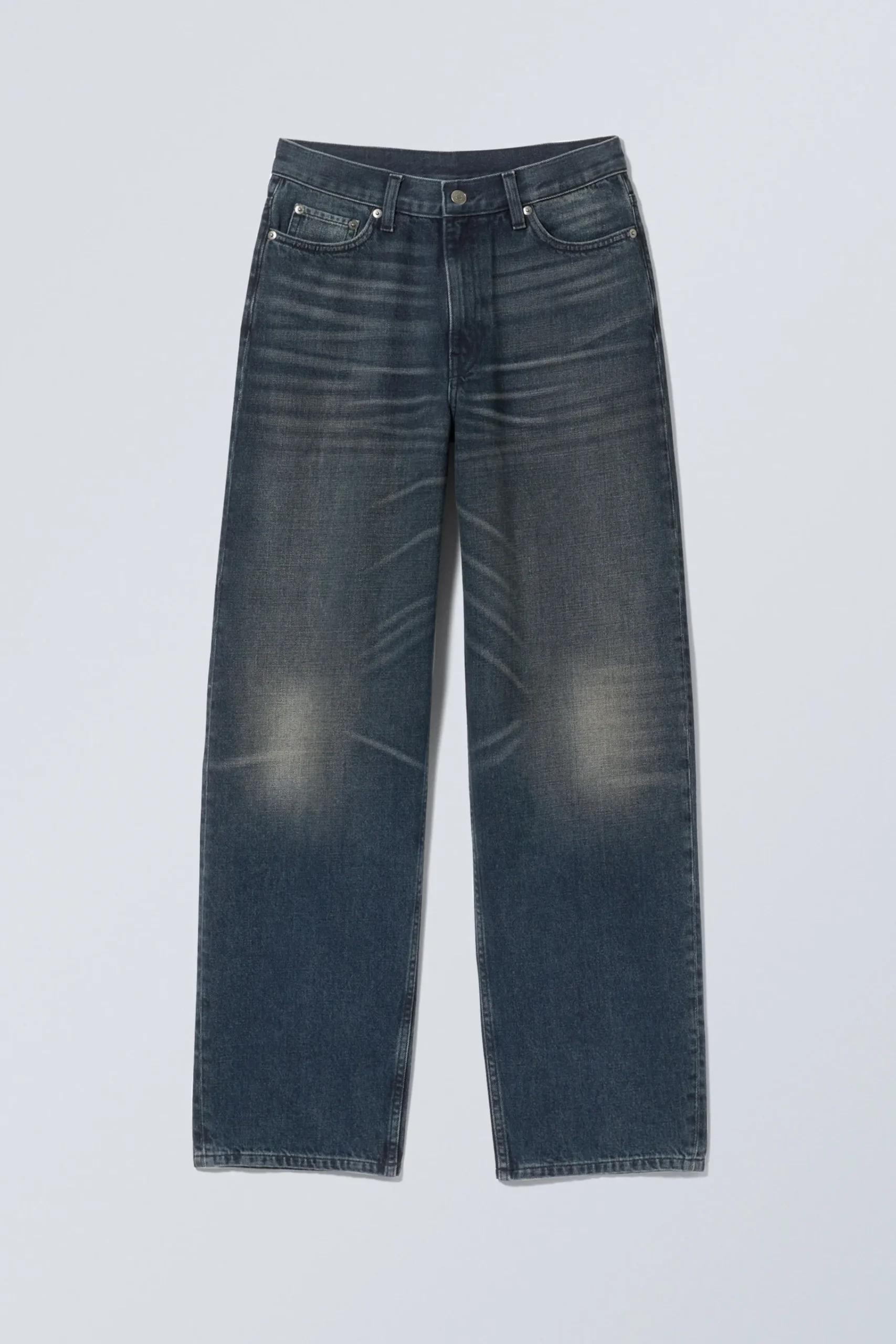 Weekday RAIL MID RISE LOOSE WIDE LEG JEANS>Women Jeans