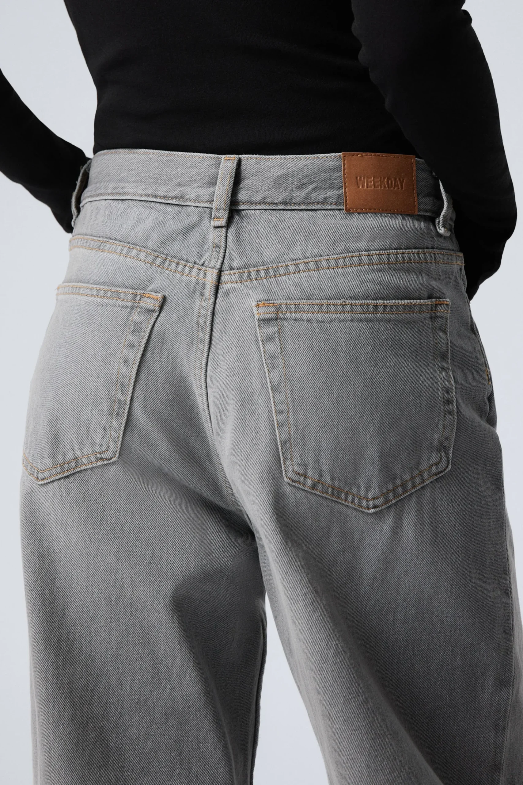 Weekday RAIL MID RISE LOOSE WIDE LEG JEANS>Women Jeans
