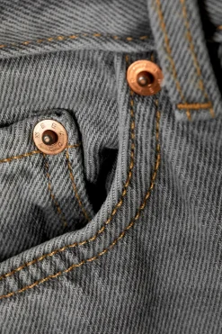 Weekday RAIL MID RISE LOOSE WIDE LEG JEANS><noscript><img width=