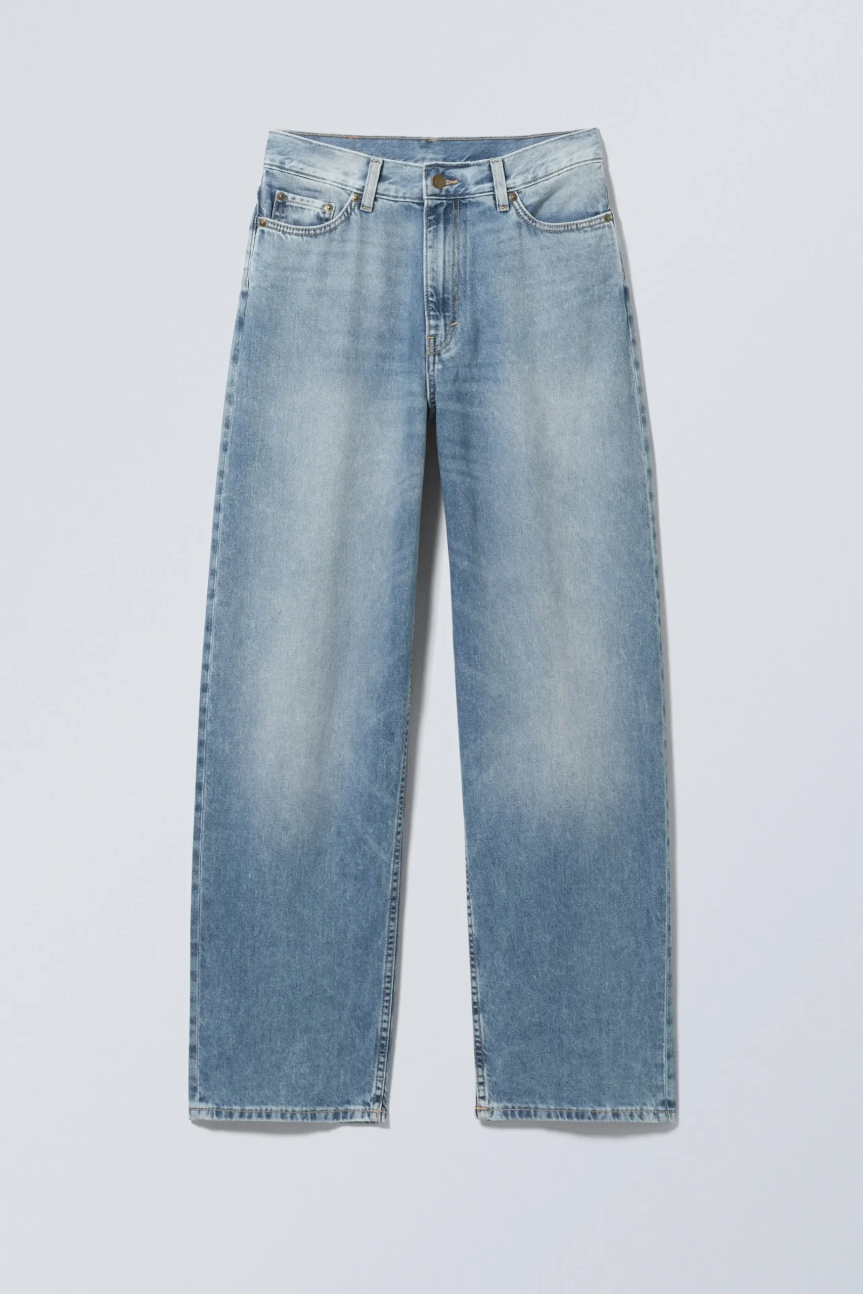 Weekday RAIL MID RISE LOOSE WIDE LEG JEANS>Women Jeans