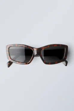 Weekday RECTANGULAR SEMI-WIDE SUNGLASSES>Women Sunglasses|Sunglasses