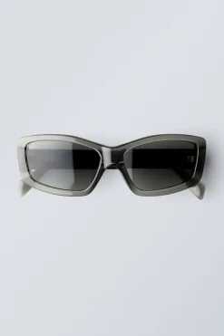 Weekday RECTANGULAR SEMI-WIDE SUNGLASSES>Women Sunglasses|Sunglasses
