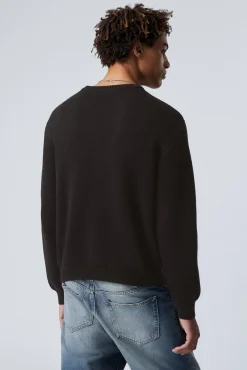 Weekday REGULAR JACQUARD KNITTED GRAPHIC SWEATER><noscript><img width=