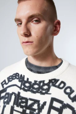 Weekday REGULAR JACQUARD KNITTED GRAPHIC SWEATER> Graphics|Sweatshirts
