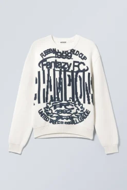 Weekday REGULAR JACQUARD KNITTED GRAPHIC SWEATER><noscript><img width=
