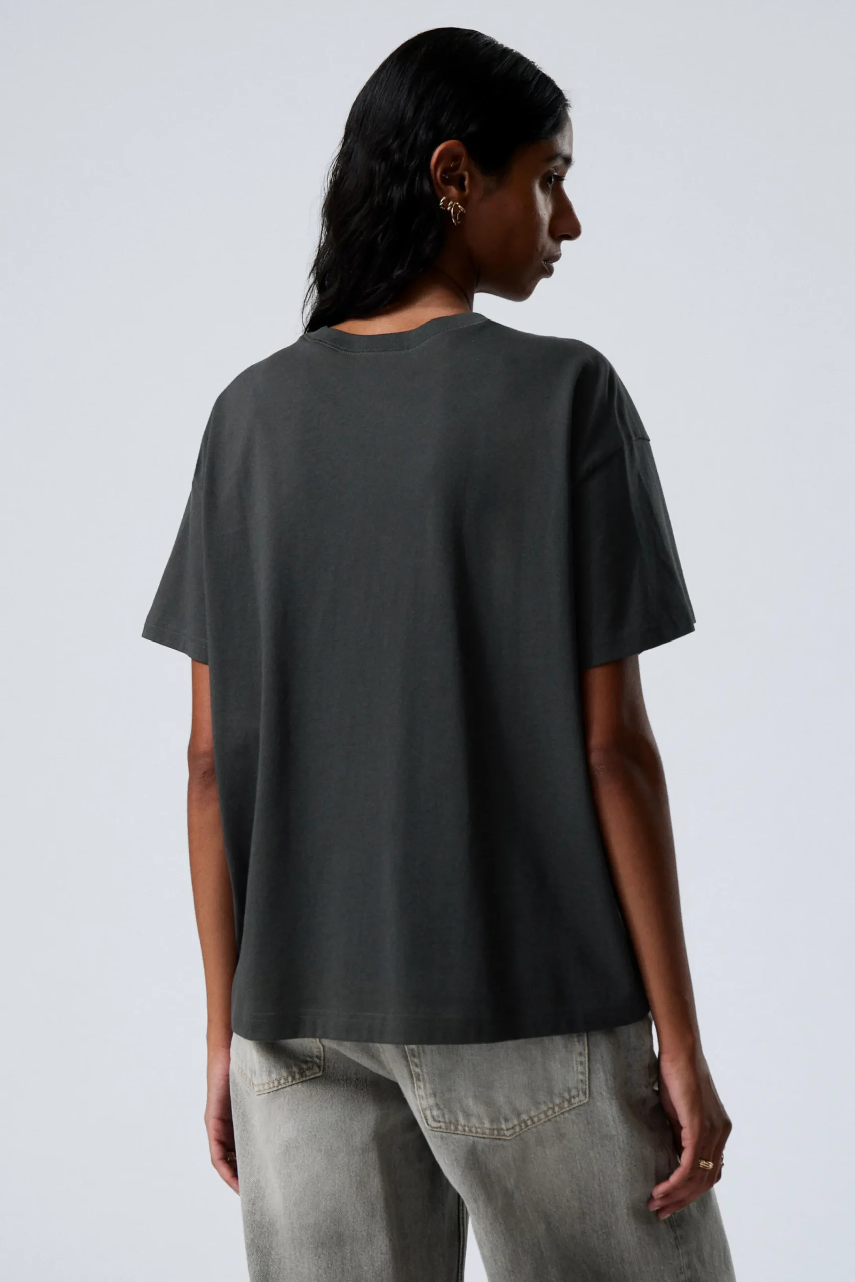 Weekday RELAXED BOXY COTTON T-SHIRT>Women Basics|T-Shirts