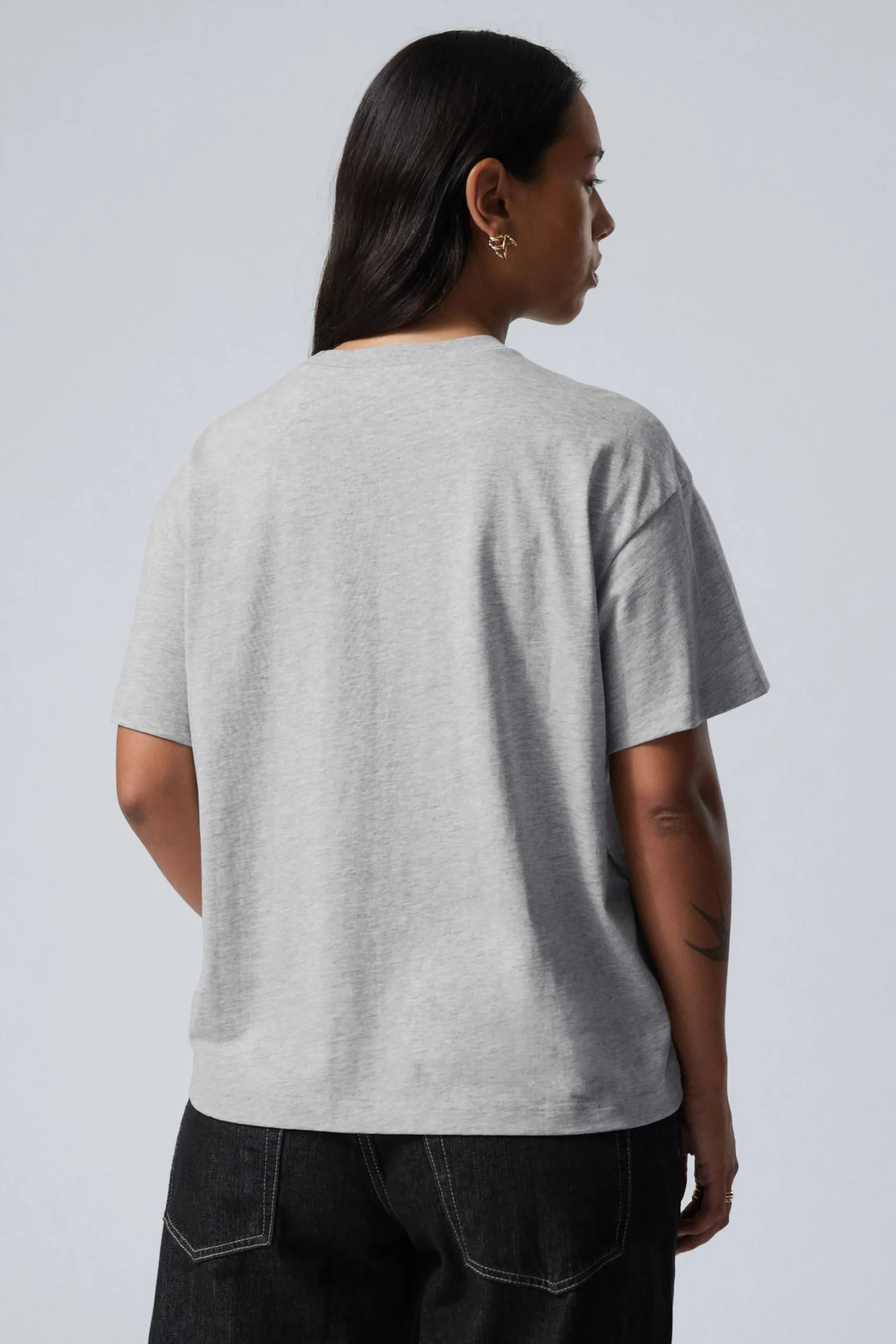 Weekday RELAXED BOXY COTTON T-SHIRT>Women Basics|T-Shirts