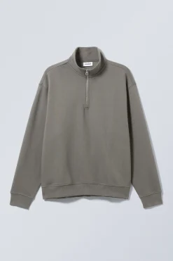 Weekday RELAXED HEAVY HALF ZIP SWEATER> Sweatshirts|Basics