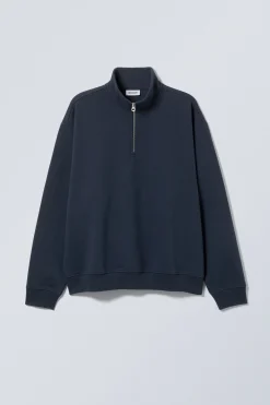 Weekday RELAXED HEAVY HALF ZIP SWEATER><noscript><img width=