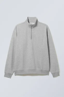 Weekday RELAXED HEAVY HALF ZIP SWEATER><noscript><img width=