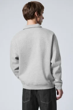 Weekday RELAXED HEAVY HALF ZIP SWEATER><noscript><img width=