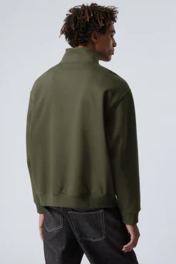 Weekday RELAXED HEAVY HALF ZIP SWEATER><noscript><img width=
