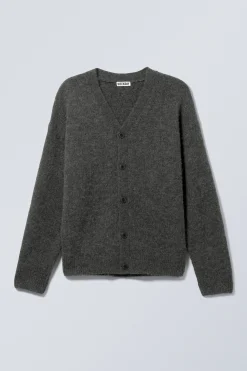 Weekday RELAXED KNITTED WOOL-BLEND CARDIGAN><noscript><img width=