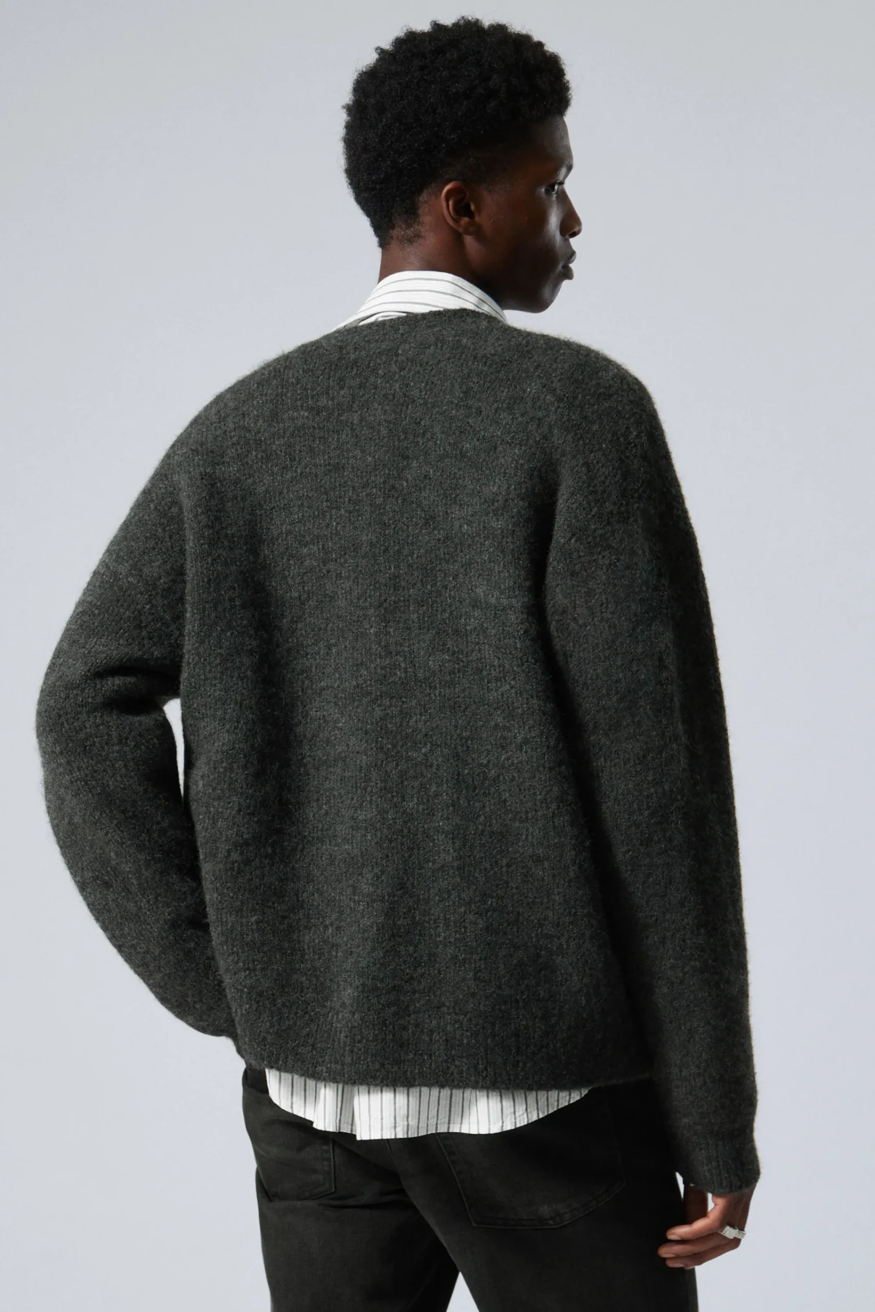 Weekday RELAXED KNITTED WOOL-BLEND CARDIGAN> Knitwear