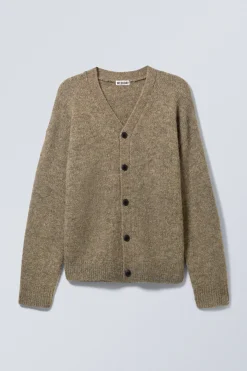 Weekday RELAXED KNITTED WOOL-BLEND CARDIGAN><noscript><img width=