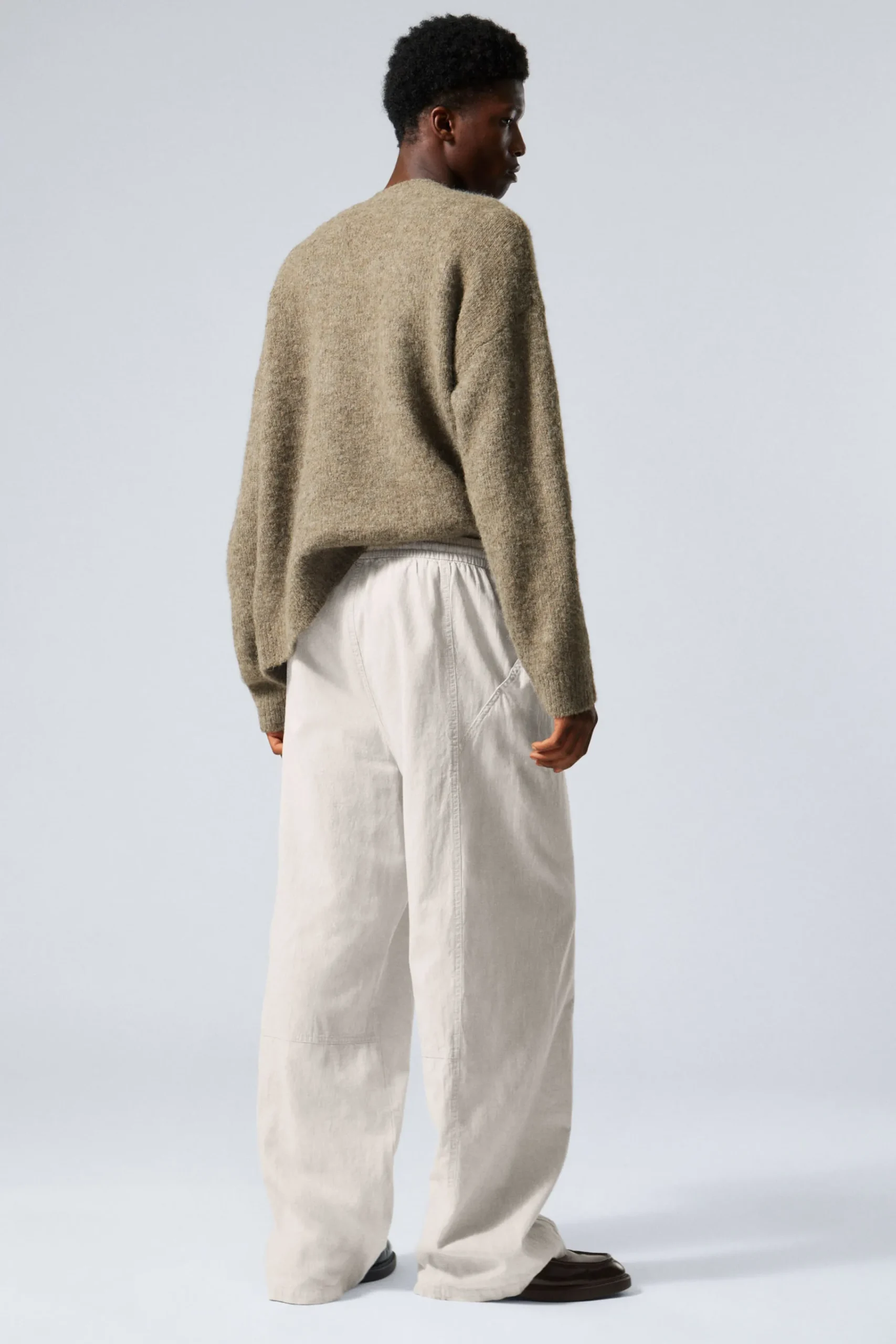 Weekday RELAXED LINEN BLEND TROUSERS> Trousers