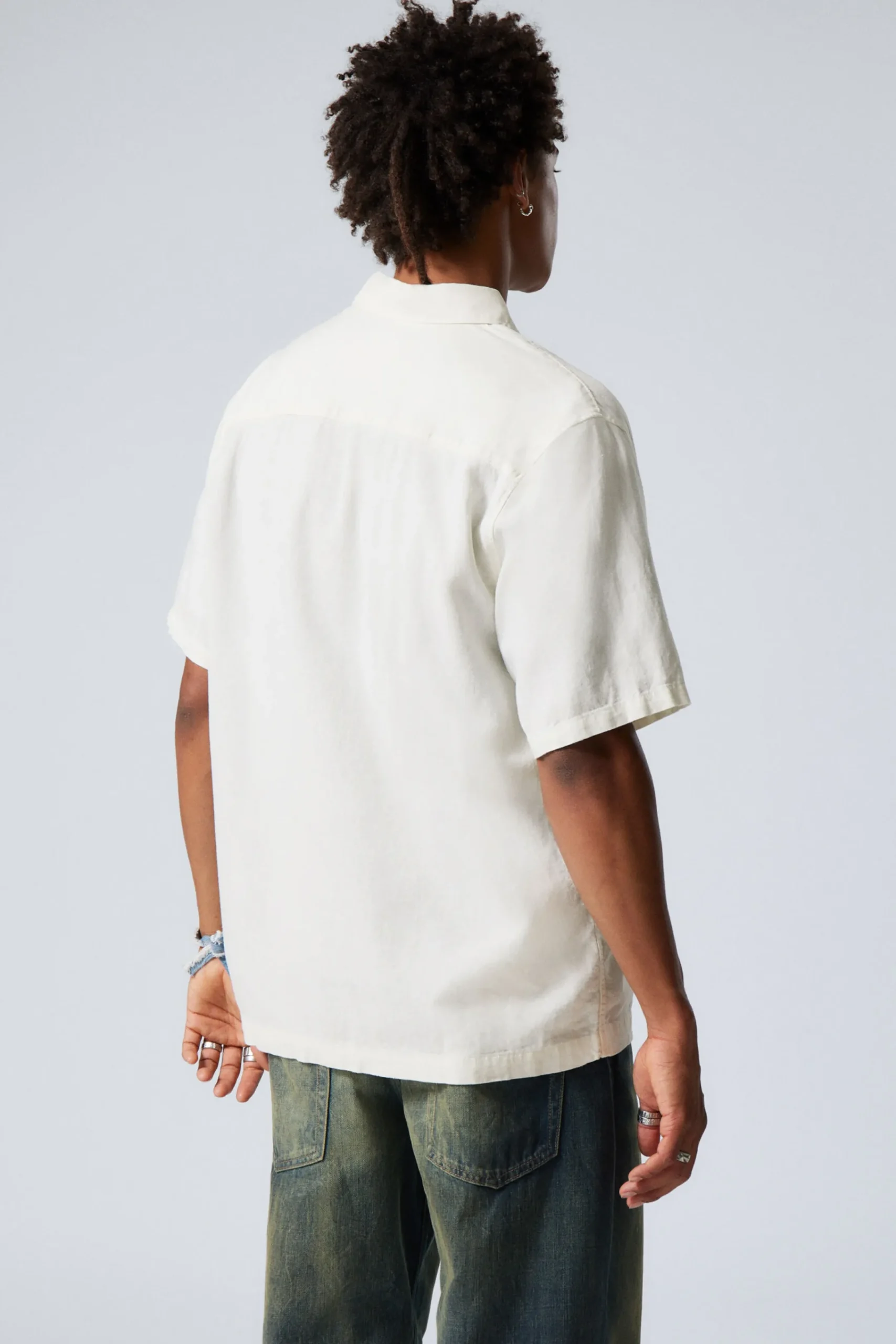 Weekday RELAXED LINEN SHORT SLEEVE> Shirts