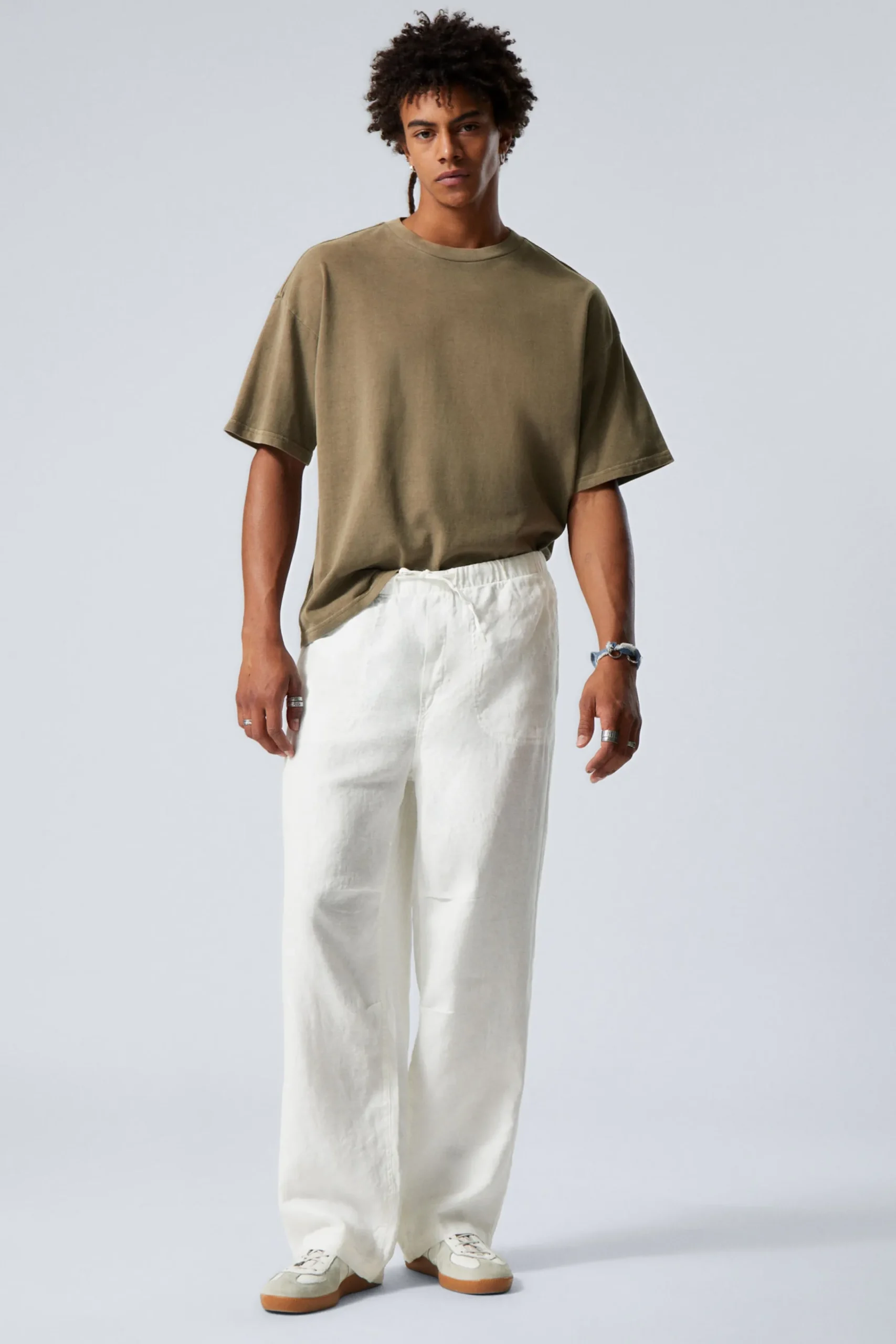 Weekday RELAXED LINEN TROUSERS> Trousers