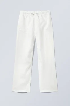 Weekday RELAXED LINEN TROUSERS><noscript><img width=
