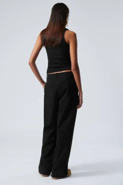 Weekday RELAXED PLEATED SUITING TROUSERS><noscript><img width=