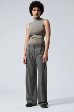 Weekday RELAXED PLEATED SUITING TROUSERS>Women Trousers