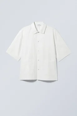 Weekday RELAXED SHORT SLEEVE COTTON SHIRT><noscript><img width=