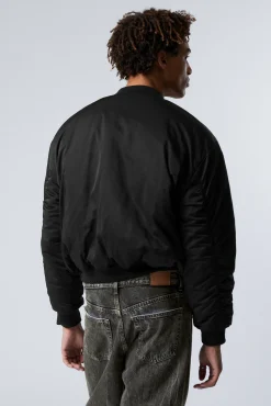 Weekday RELAXED TWILL BOMBER JACKET><noscript><img width=