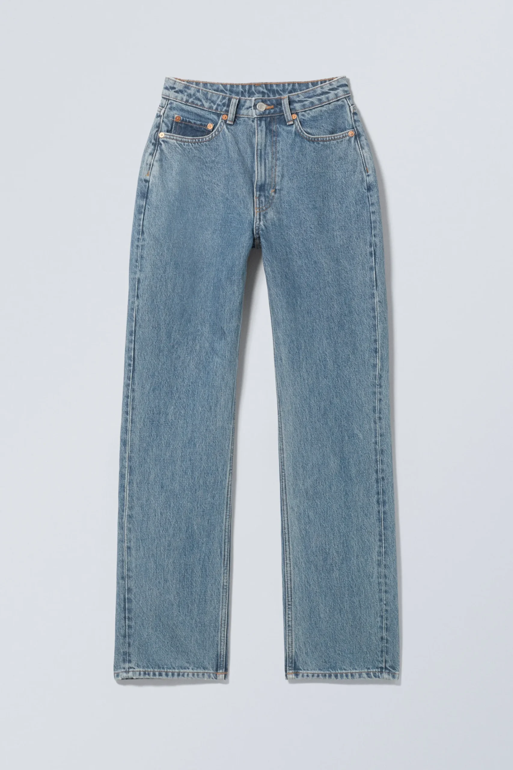 Weekday RESOLUTE CURVE HIGH WAISTED REGULAR STRAIGHT JEANS>Women Jeans