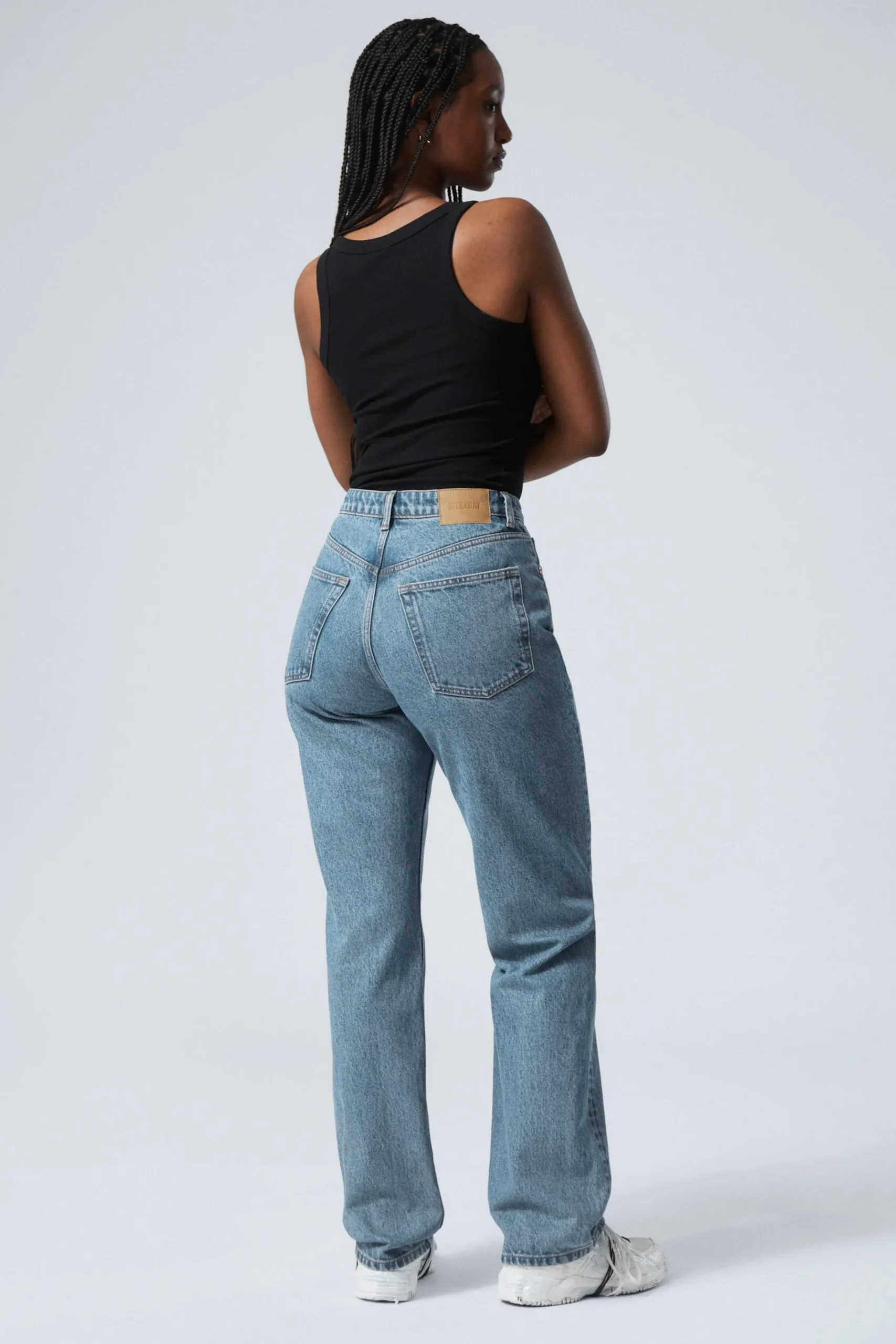 Weekday RESOLUTE CURVE HIGH WAISTED REGULAR STRAIGHT JEANS>Women Jeans